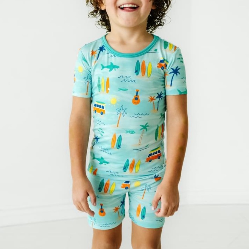 Little Sleepies Surf Life Short Set 4T NWT